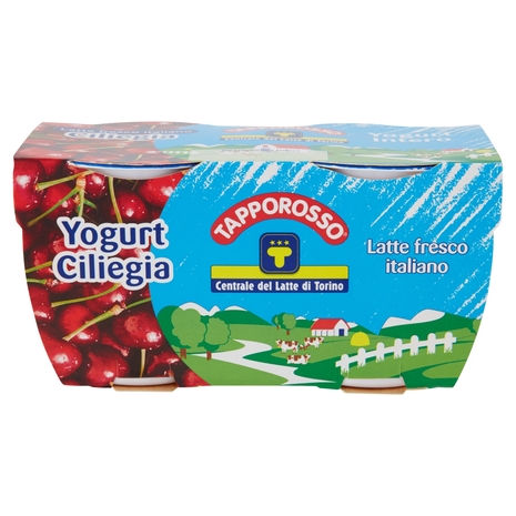 Yogurt Goloso Intero Ciliegia, 2x125 g